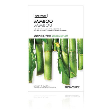 [THE FACE SHOP]  REAL NATURE FACE MASK  BAMBOO maseczka w płachcie