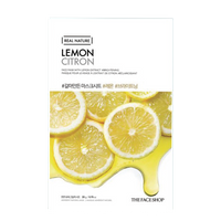 [THE FACE SHOP]  REAL NATURE FACE MASK WITH LEMON EXTRACT maska cytrynowa