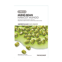 [THE FACE SHOP]  REAL NATURE FACE MASK WITH MUNG BEAN EXTRACT