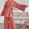 piżama kimono damskie 100% krepa bawełniana komplet