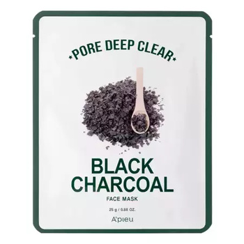 a'pieu black charcoal maseczka w płachcie