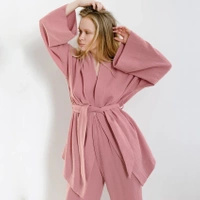 piżama kimono damskie 100% krepa bawełniana komplet