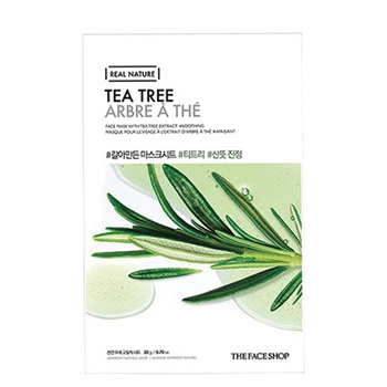 [THE FACE SHOP]  REAL NATURE FACE MASK WITH TEA TREE EXTRACT