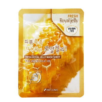 3w clinic fresh royal jelly mask sheet - miodowa